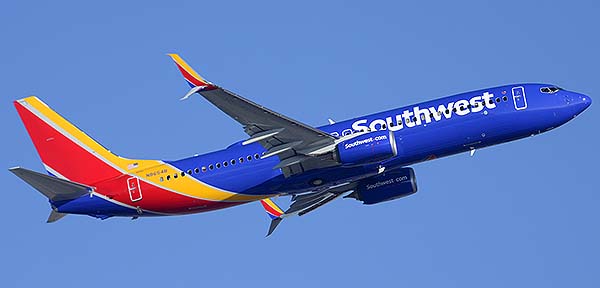 Southwest Boeing 737-8H4 N8654B, Phoenix Sky Harbor, December 22, 2014